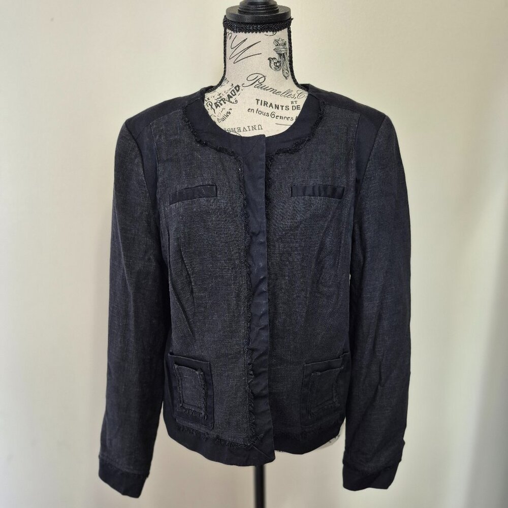 Chanel Style Linen Jacket
